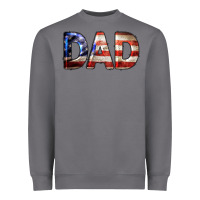 Storm American Flag Dad 4th of July Heavyweight Sweatshirt - LillyAllenDesigns