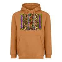 Meerkat mardi gras fleur de lis mask leopard glitter  brushstrokes Heavyweight Hoodie - Artiststas