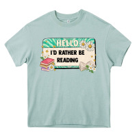 Arona hello id rather be reading Heavy Core Tee - Artiststas