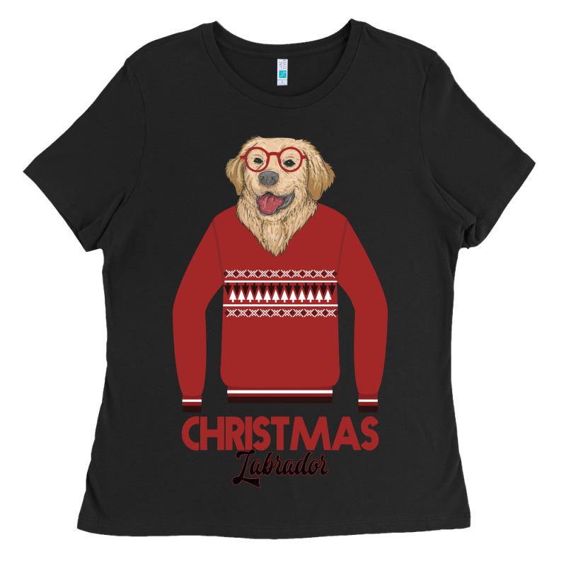 Christmas Labrador Ladies Tee by Bettercallsaul | Teevron