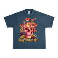 Midnight Navy stay weird af Urban Heavy Tee - RanaPortraitStore