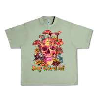 Oil Green stay weird af Urban Heavy Tee - RanaPortraitStore