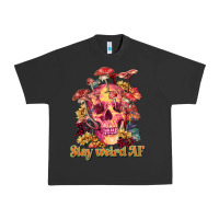 Pigment Black stay weird af Urban Heavy Tee - RanaPortraitStore