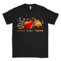 Black Peace love tacos Classic Tee - NancyCooperArtShop