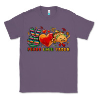 Lavender Peace love tacos Classic Tee - NancyCooperArtShop