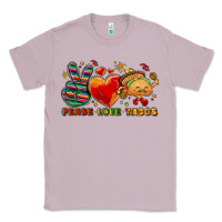 Lilac Peace love tacos Classic Tee - NancyCooperArtShop