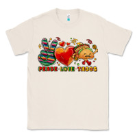 Natural Peace love tacos Classic Tee - NancyCooperArtShop
