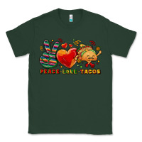 Sports Green Peace love tacos Classic Tee - NancyCooperArtShop