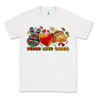 White Peace love tacos Classic Tee - NancyCooperArtShop