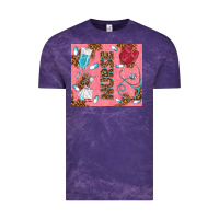 Cloud Purple pink glitter nurse Vintage Tee - TumblerDesignByShophia