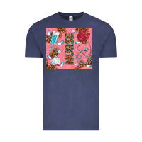 Vintage Denim pink glitter nurse Vintage Tee - TumblerDesignByShophia