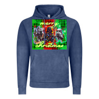 Vintage Denim merry christmas gnomies Vintage Hoodie - CowGirlArtShop