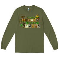 Army Green i dont need luck ive got jesus Long Sleeve Tee - CowGirlArtShop