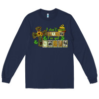 Navy i dont need luck ive got jesus Long Sleeve Tee - CowGirlArtShop