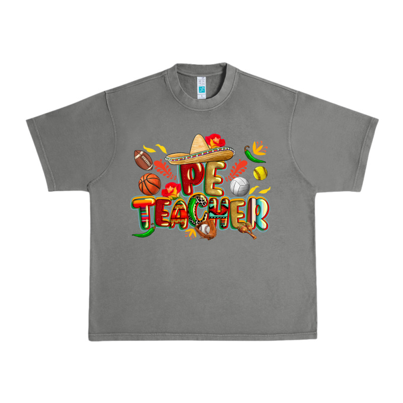 Cinco De Mayo Pe Teacher Urban Heavy Tee by CowGirlArtShop | Teevron