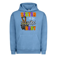 Pigment Pebble Blue sister of brewing baby halloween theme baby shower spooky t shirt Urban Hoodie - minhPixels