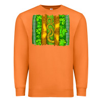 Carrot saint patricks horseshoe shamrock leopard glitter brushstroke Premium Sweatshirt - Artiststas