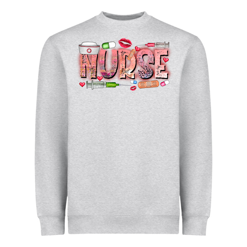 Nurse Valentine Heavyweight Sweatshirt by CowhideDigitalArt | Teevron