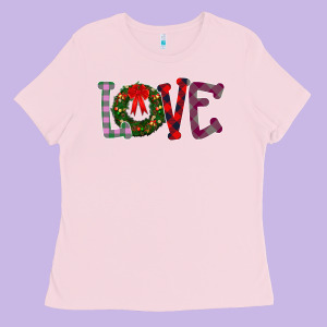 Love Christmas Ladies Tee Designed By Bettercallsaul