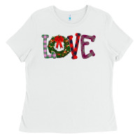 White Love Christmas Ladies Tee - Bettercallsaul