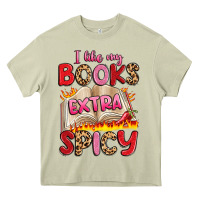 Mossy i like my books extra spicy Heavy Core Tee - Artiststas
