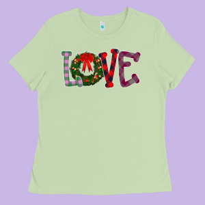 Love Christmas Ladies Tee Designed By Bettercallsaul