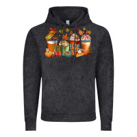 Vintage Black fall coffee cups Vintage Hoodie - CowGirlArtShop