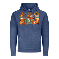 Vintage Denim fall coffee cups Vintage Hoodie - CowGirlArtShop