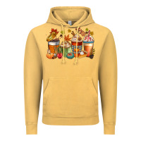 Vintage Mustard fall coffee cups Vintage Hoodie - CowGirlArtShop