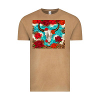 Vintage Camel bull skull rose Vintage Tee - TumblerDesignByShophia