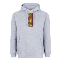 Heather Grey St. Patrick's Day Western Shamrock Leopard Rainbow Heavyweight Hoodie - Artiststas
