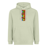 Matcha St. Patrick's Day Western Shamrock Leopard Rainbow Heavyweight Hoodie - Artiststas