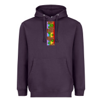 Plum St. Patrick's Day Western Shamrock Leopard Rainbow Heavyweight Hoodie - Artiststas