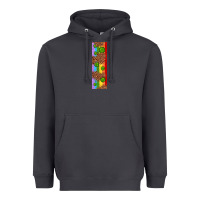 Smoke St. Patrick's Day Western Shamrock Leopard Rainbow Heavyweight Hoodie - Artiststas