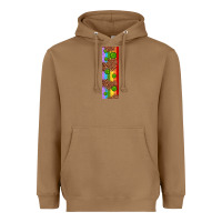 Toasted Coconut St. Patrick's Day Western Shamrock Leopard Rainbow Heavyweight Hoodie - Artiststas
