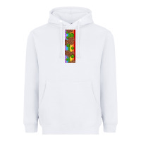 White St. Patrick's Day Western Shamrock Leopard Rainbow Heavyweight Hoodie - Artiststas