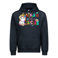 Navy sparkle like a unicorn Urban Hoodie - AdoDesignShop