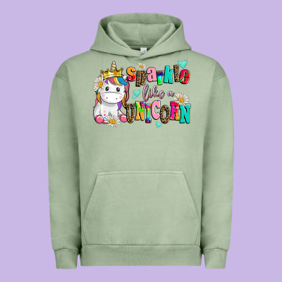Sparkle Like A Unicorn Urban Hoodie Designed By Adodesignshop