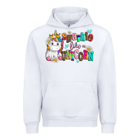White sparkle like a unicorn Urban Hoodie - AdoDesignShop