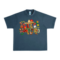 Midnight Navy cinco de mayo el maestro Urban Heavy Tee - CowGirlArtShop