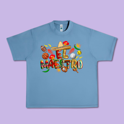 Cinco De Mayo El Maestro Urban Heavy Tee Designed By Cowgirlartshop