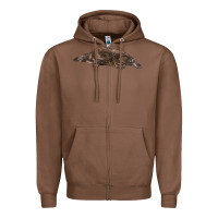 Chestnut Platypus Zipper Hoodie - LillyAllenDesigns
