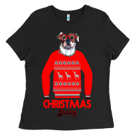 Black Christmas Buldog Ladies Tee - Bettercallsaul