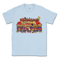 Dusty Blue Mexican Mom Classic Tee - NancyCooperArtShop