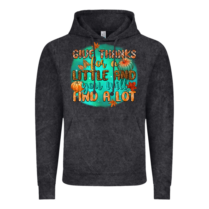 Give Thanks For A Little And You Will Find A Lot Vintage Hoodie by CowGirlArtShop | Teevron