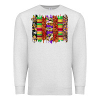 Oatmeal Heather mardi gras cake fleur de lis crawfish brushstrokes Premium Sweatshirt - Artiststas