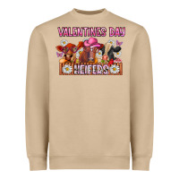 Mushroom valentines day heifers Heavyweight Sweatshirt - CowhideDigitalArt