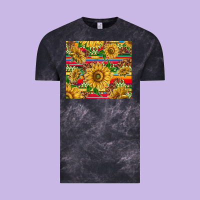 Mexican Sunflowers Vintage Tee Designed By Tumblerdesignbyshophia