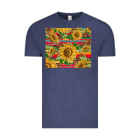 Vintage Denim mexican sunflowers Vintage Tee - TumblerDesignByShophia
