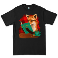 Black Fox with Coffee Premium Tee - Bettercallsaul